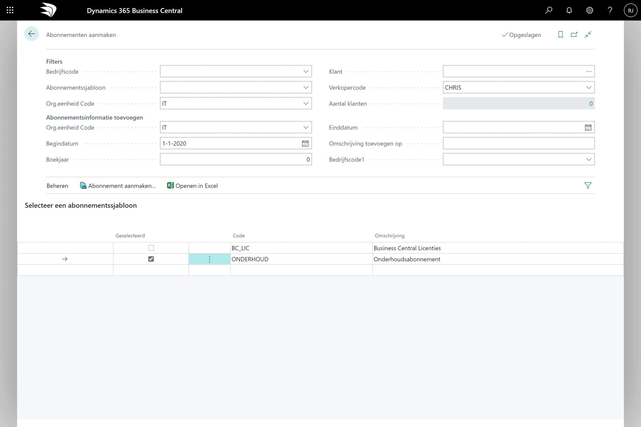 Overzicht modules in het Dynamics 365-platform