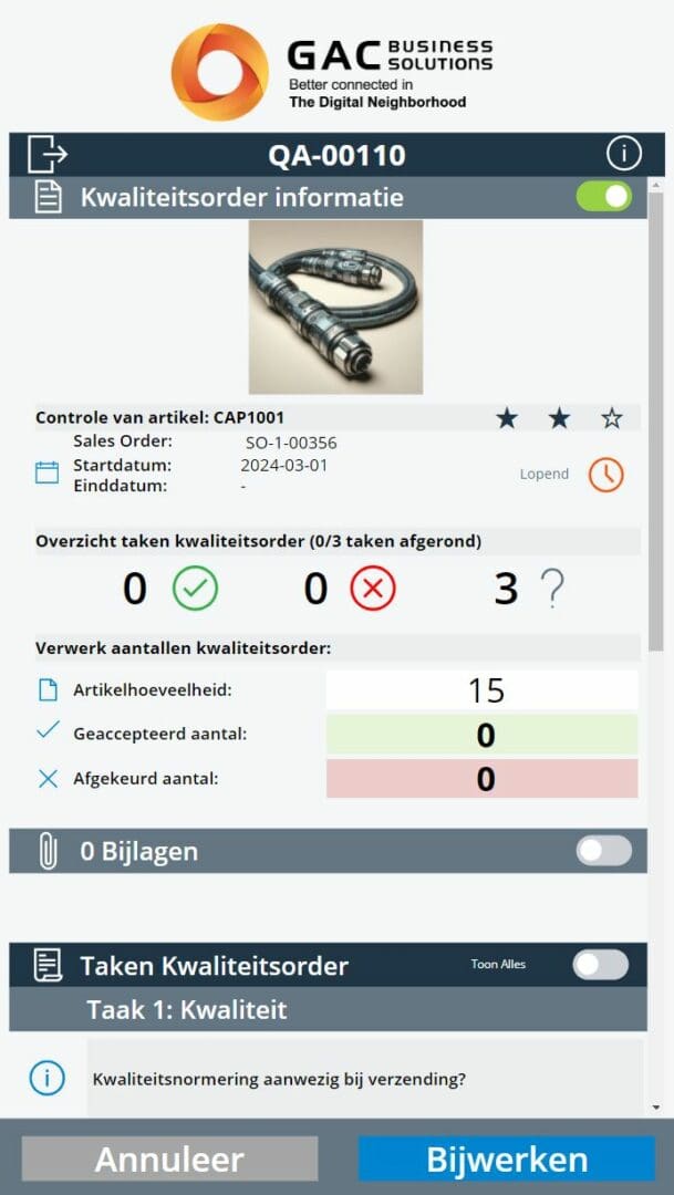Kwaliteitscontrole en leveranciersdata in Power BI