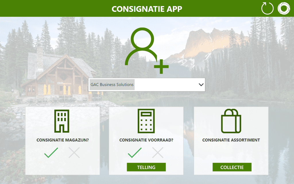 Consignatievoorraad app