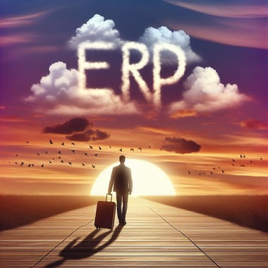 ERP-implementatie vergeleken met Ik vertrek