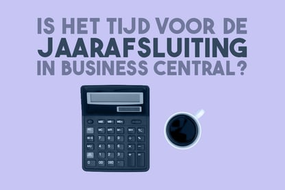 Jaarafsluiting in Business Central