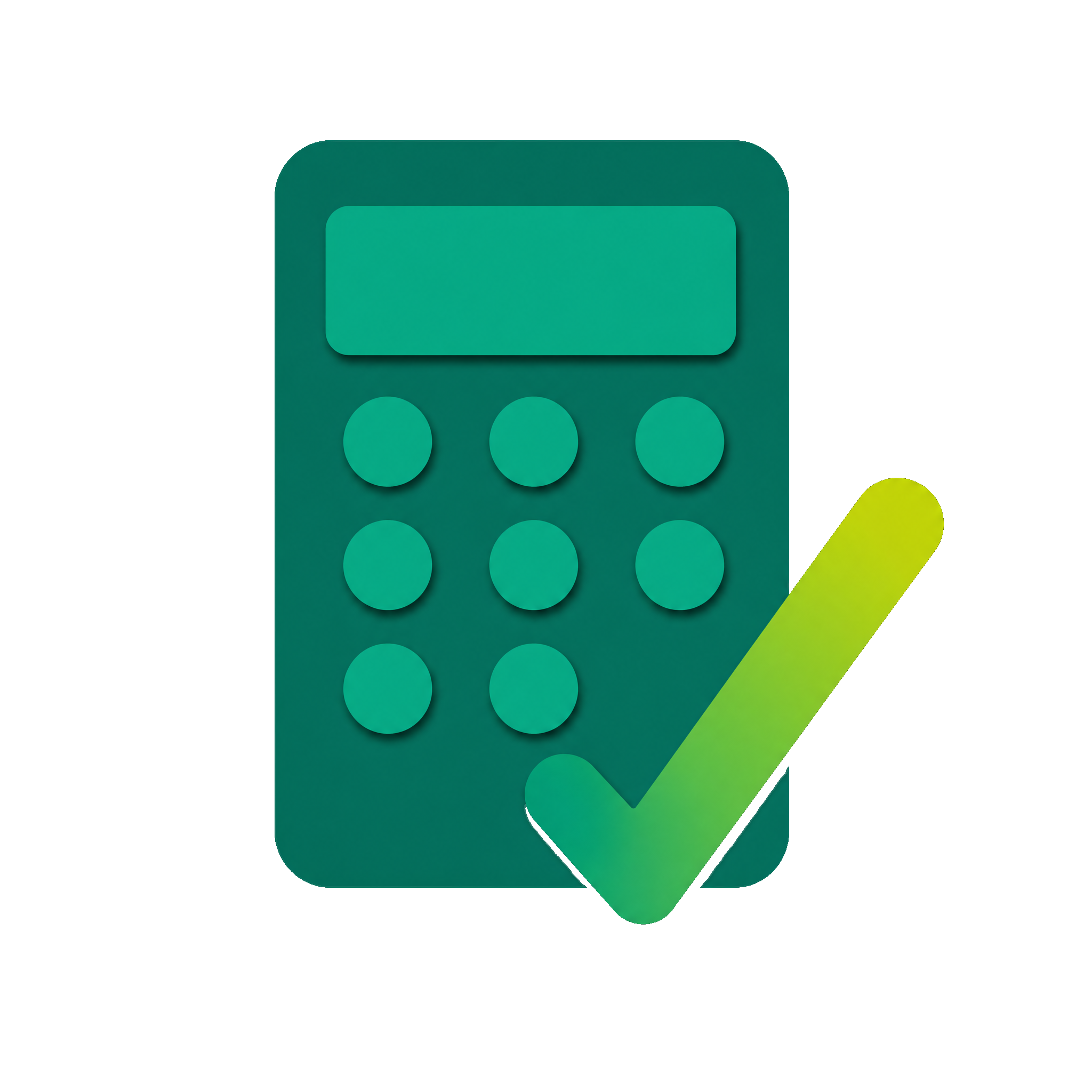 rekenmachine-vinkje-icon-transparant